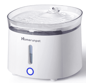 HomeRunPet Silent Cat Water Fountain, 68 oz/2L, Pet Fountain Wireless Pump